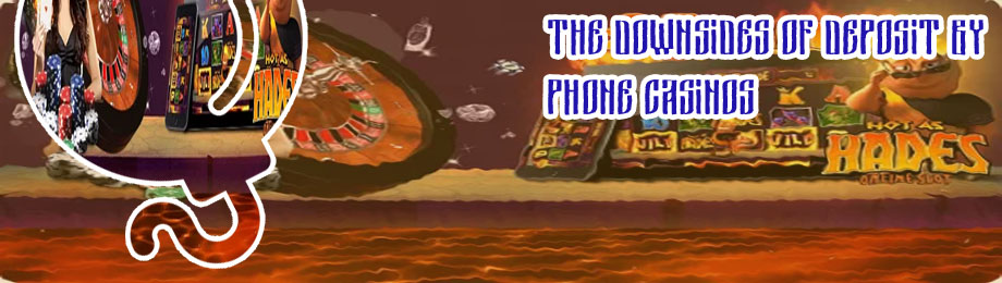 Phone bill deposit casinos