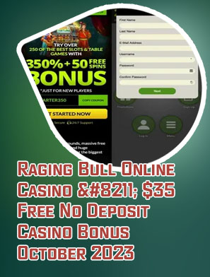 Raging bull casino free spins